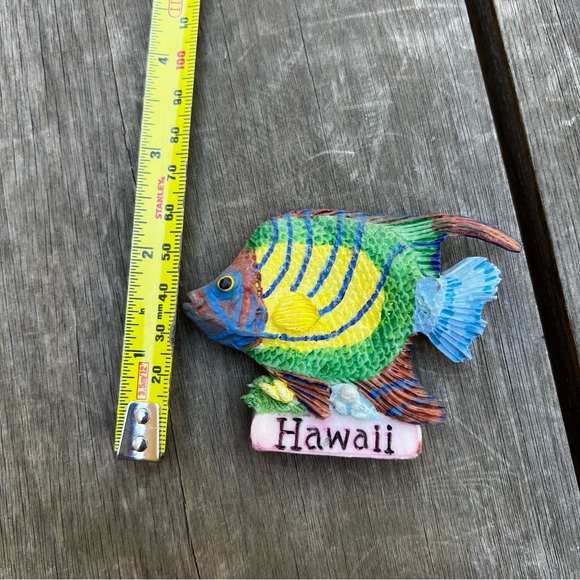 Vintage 90s Hawaii Tropical Fish Rubber Refrigerator Magnet - Picture 4 of 5